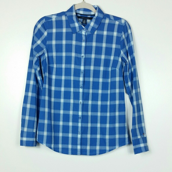 Tommy Hilfiger Tops - Tommy Hilfiger blue plaid top
